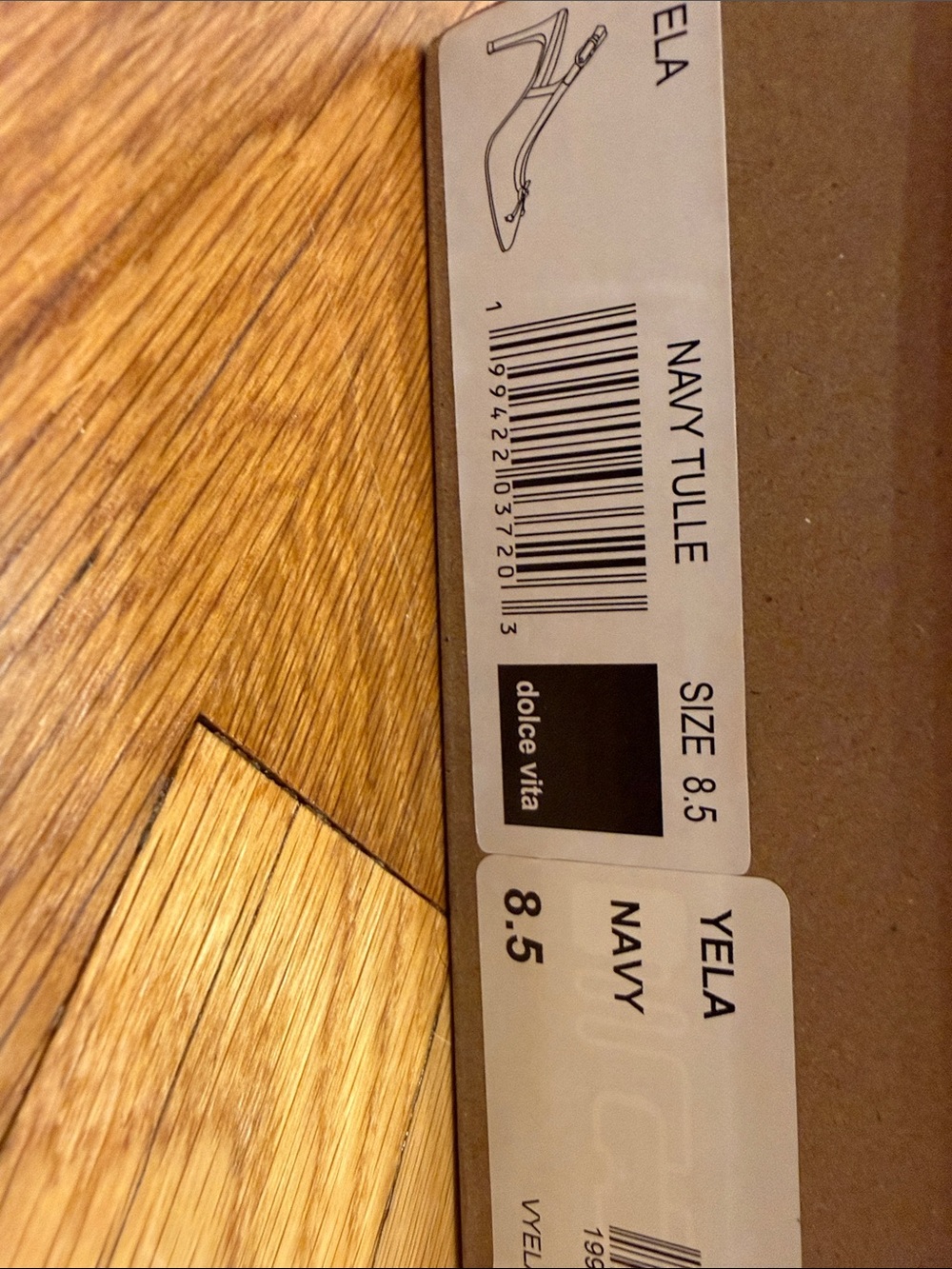 Dolce Vita Women's Yela Navy heel - Picture 2 of 2